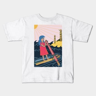 Six of Swords Kids T-Shirt